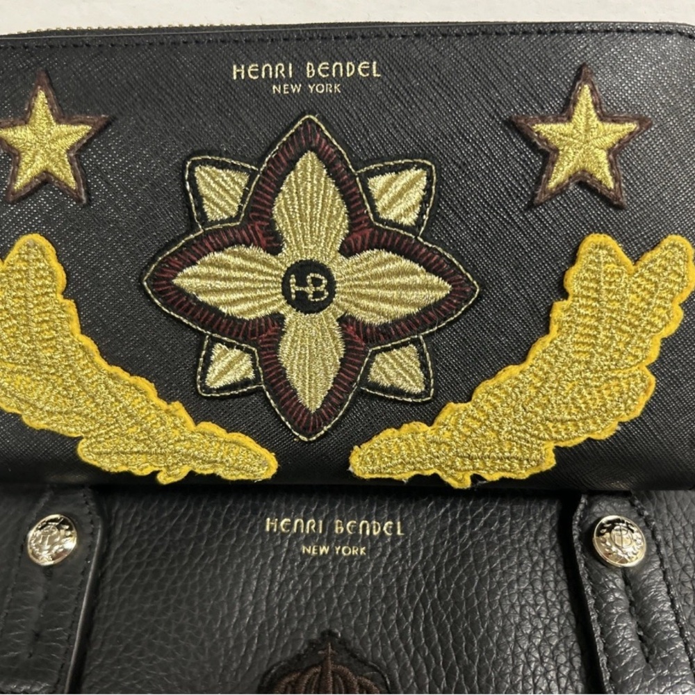 Henri Bendel Limited Edition Military Patch Tote and Wallet Set - Picture 10 of 16